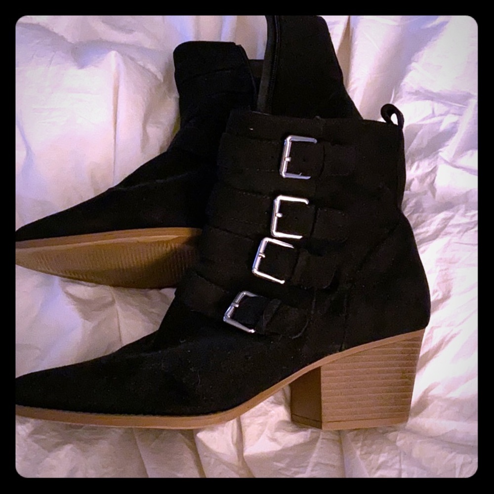 Black booties